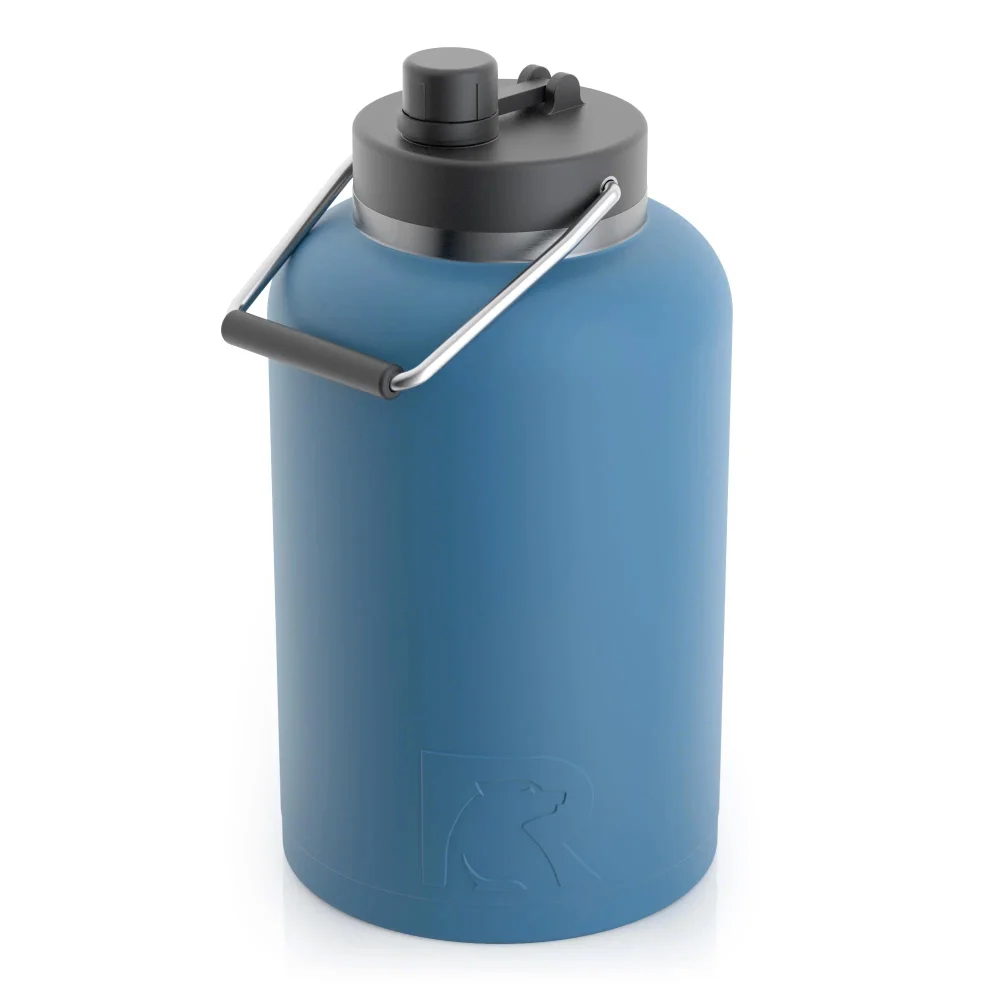 RTIC one gallon jug, water bottles, keeping liquids cold