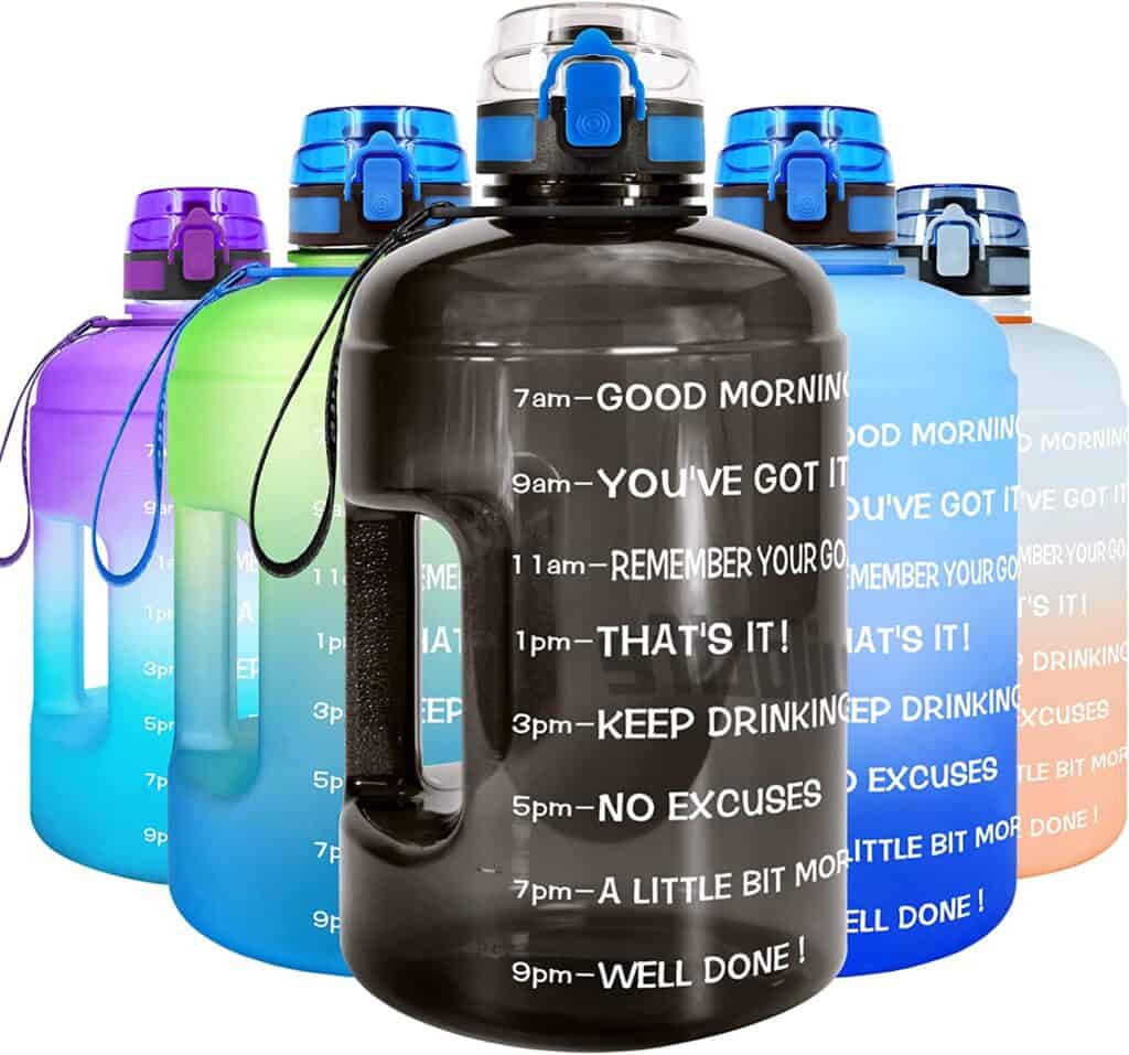 build life motivational bottle, reusable water bottles, motivational water bottle