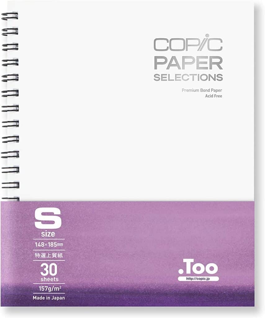 Copic sketchbook, best non bleed markers, marker tips, brush tip