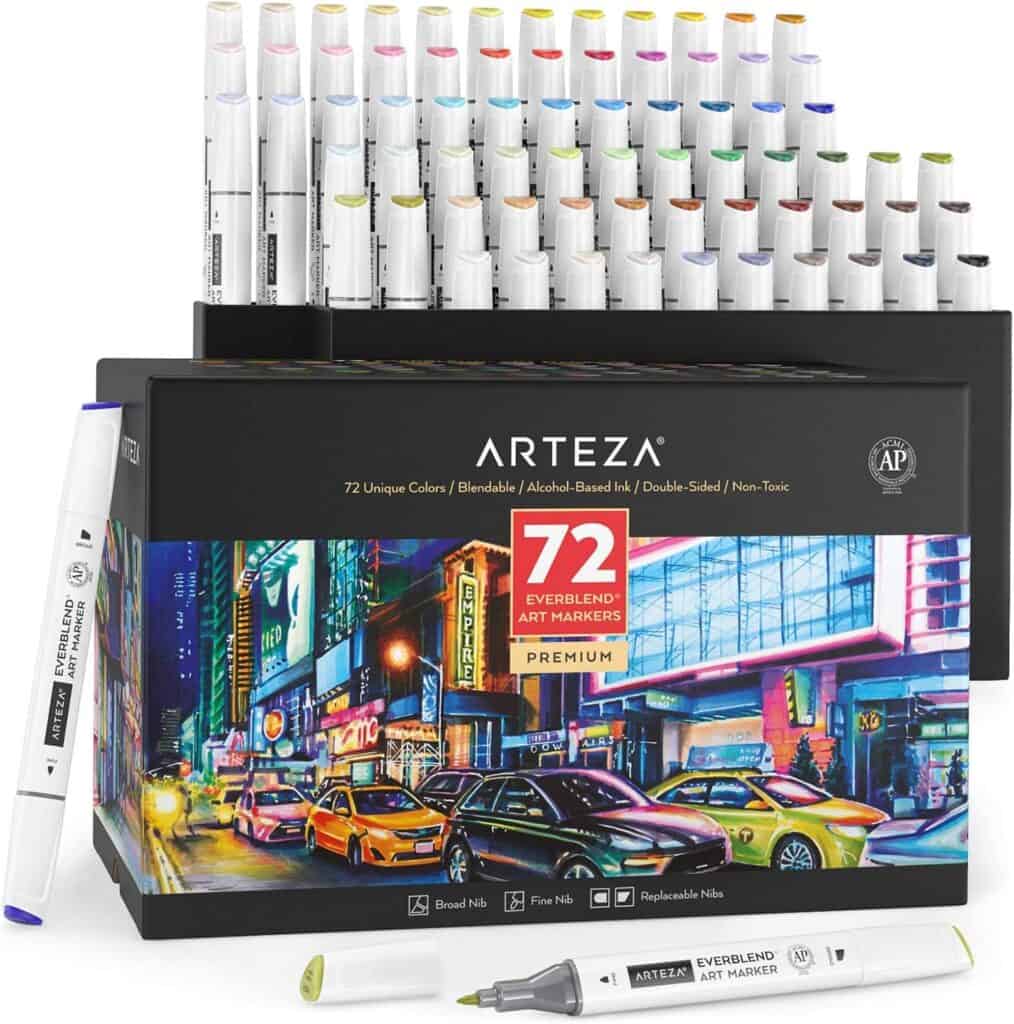 arteza everblend markers, best alcohol