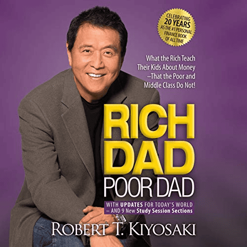 rich dad poor dad.financial literacy books, saving money, Robert Kiyosaki, poor dad