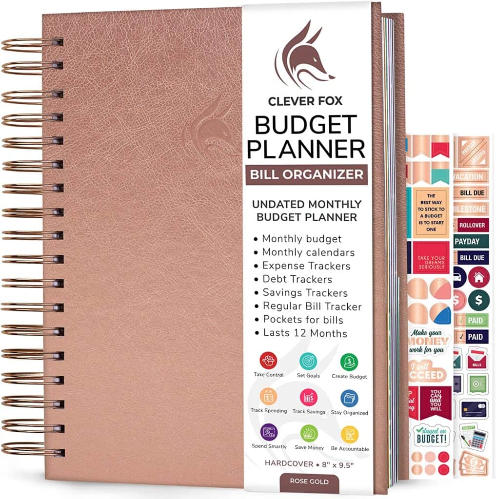 clever fox budget planner, best budget planner, budget planner
