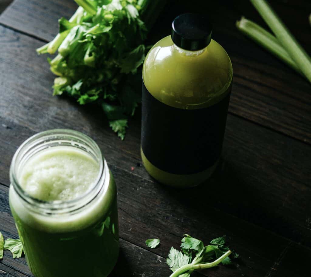 Celery juice, juice diet, acid reflux
