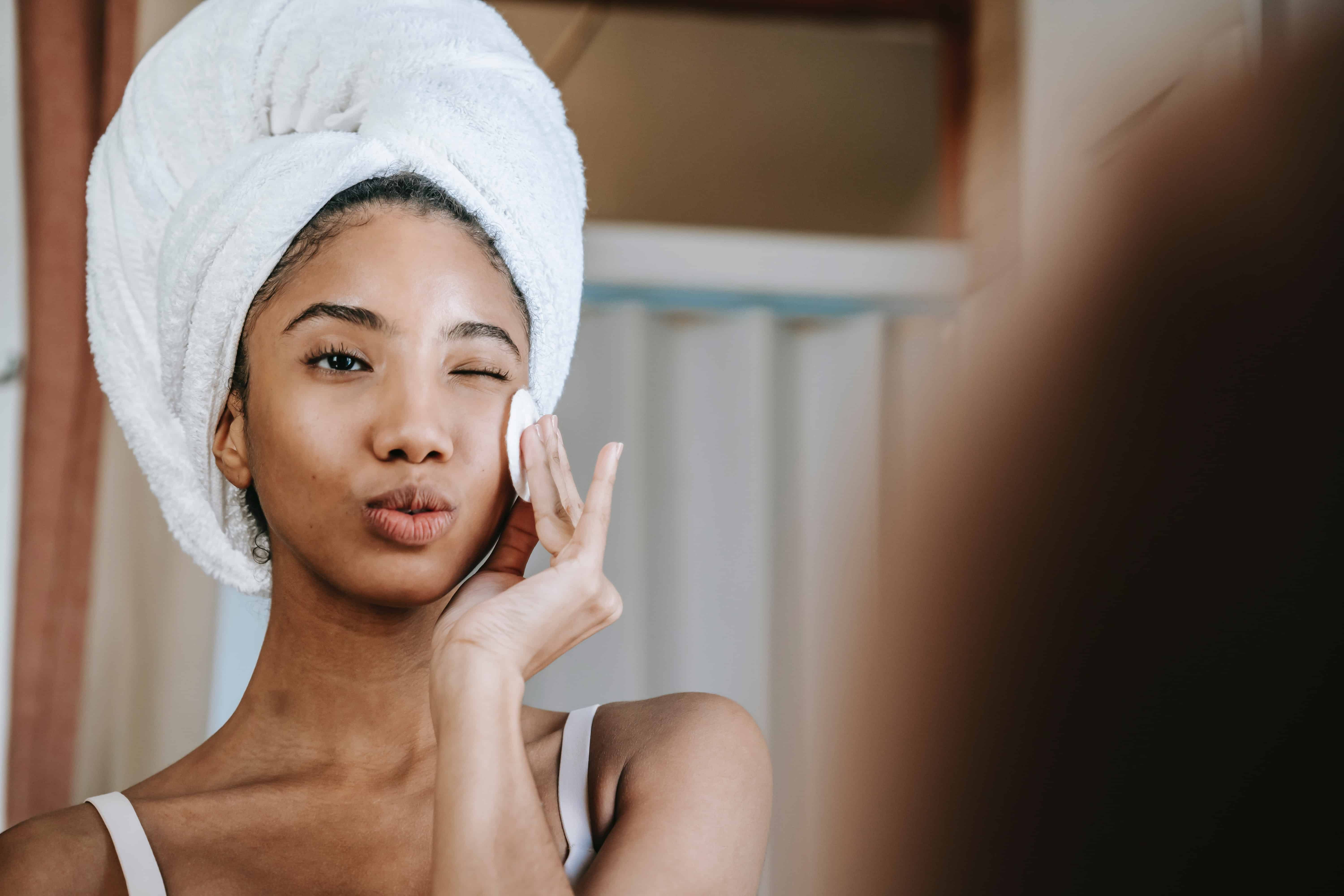 morning routine, facial oils, treating acne