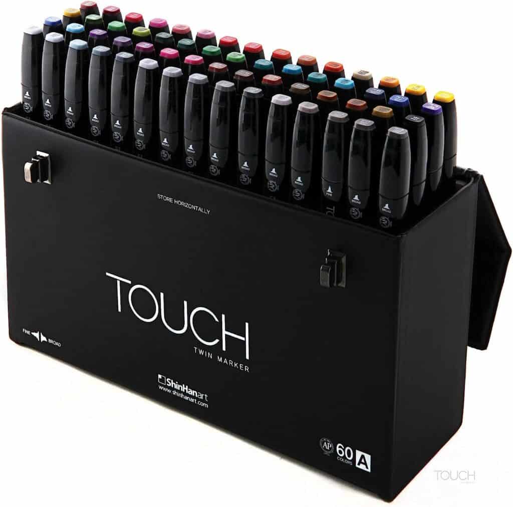 touch twin, art markers, cheap copic marker alternative, dual tip art markers